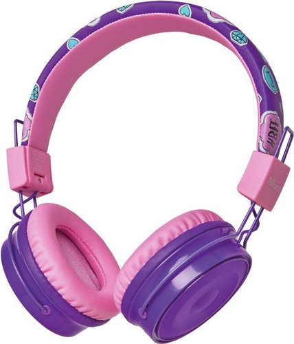 Trust Comi Bluetooth Wireless Kids Headphones, Purple - Wireless Headphones - Main image