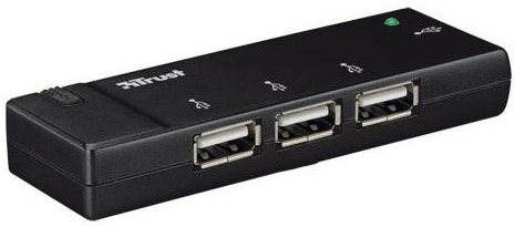 Trust Barra 4 Port USB 2.0 Mini Hub  - USB Hub - Main image