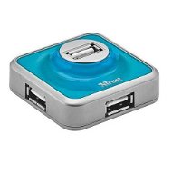 Trust 4 Port USB 2.0 Micro Hub - Blue  - USB Hub