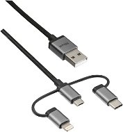 Trust 3-in-1 micro-USB USB-C Lightning cable 480 Mbps 1 m - Dátový kábel