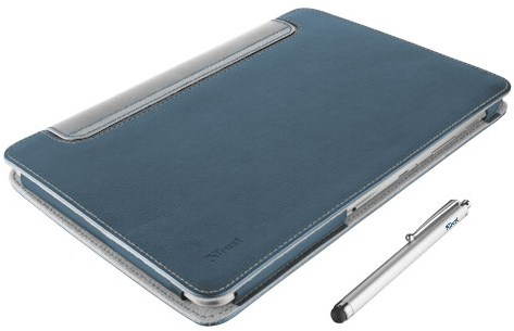 Trust Eliga Folio Stand & Stylus - Blue - Tablet Case - Main image