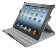Trust Hardcover skin & folio stand for iPad - croc black  - Tablet Case
