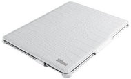 Trust Hardcover skin & folio stand for iPad - croc white  - Tablet Case