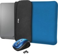TRUST YVO MOUSE & SLEEVE F/15.6 – BLUE - Puzdro na notebook