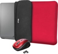 TRUST YVO MOUSE & SLEEVE F/15.6 – RED - Puzdro na notebook