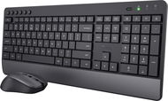 Trust TREZO Silent Wireless Deskset ECO certified - US - Keyboard and Mouse Set