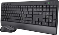 Keyboard and Mouse Set Trust TREZO Silent Wireless Deskset ECO certified - HU - Set klávesnice a myši