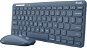 Tastatur/Maus-Set Trust Lyra Compact Set ECO - US, blau - Set klávesnice a myši