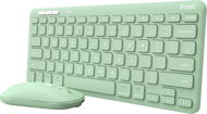 Trust Lyra Compact Set ECO - US, zelená - Keyboard and Mouse Set