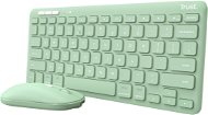 Trust Lyra Compact Set ECO - US, zelená - Set klávesnice a myši