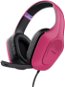 Gaming Headphones Trust GXT415P ZIROX HEADSET – růžová - Herní sluchátka