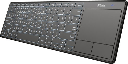 Trust Theza Wireless Keyboard with touchpad - TV Remote Control - Main image