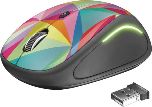 Trust Yvi FX Wireless Mouse - Geometrics - Mouse - Main image