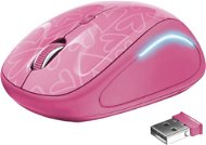 Trust Yvi FX Wireless Mouse - pink - Myš
