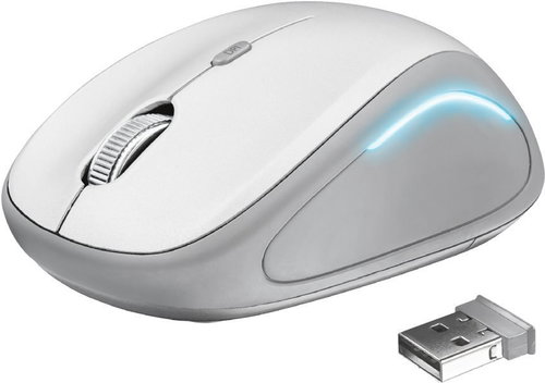 Trust Yvi FX Wireless Mouse - White - Mouse - Main image