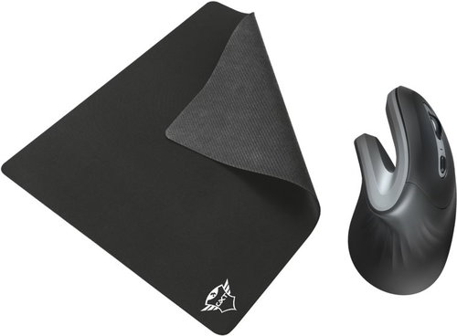 TRUST VERRO WIRELESS ERGO MOUSE + GXT 754 Mousepad L - Maus - Hauptbild