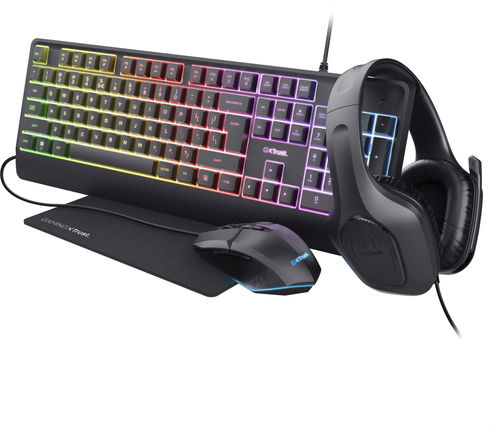 Trust GXT792 QUADROX 4-IN-1 Bundle CZ/SK - Set klávesnice a myši - Hlavní obrázek