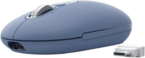 Trust SERON Hyperscroll Multi-Connect Mouse, Blue - Egér - Fő fotó