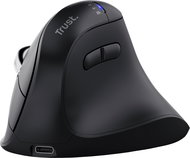 Trust VYRAN Ergonomic Multi-Wireless Hyperscroll Mouse Black - Mouse