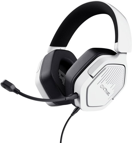 Trust GXT1492W RAVOX Wired White - Gamer fejhallgató - Fő fotó