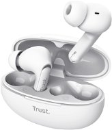 Bezdrátová sluchátka Trust YAVI ENC ECO FRIENDLY earbuds bílá - Wireless Headphones