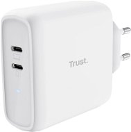 Trust MAXO 65W 2P USB-C CHARGER, bílá - Nabíječka do sítě
