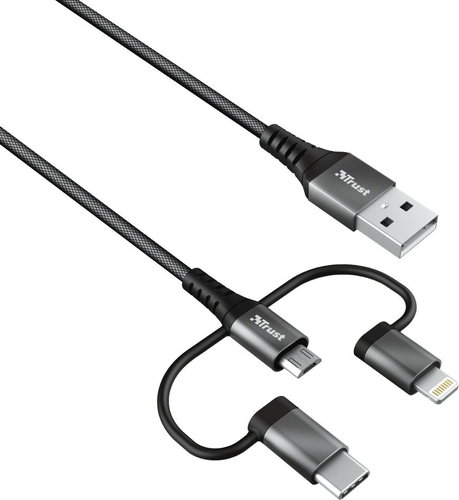 Trust Keyla Strong 3-in-1 USB Cable 1m - Data Cable - Main image