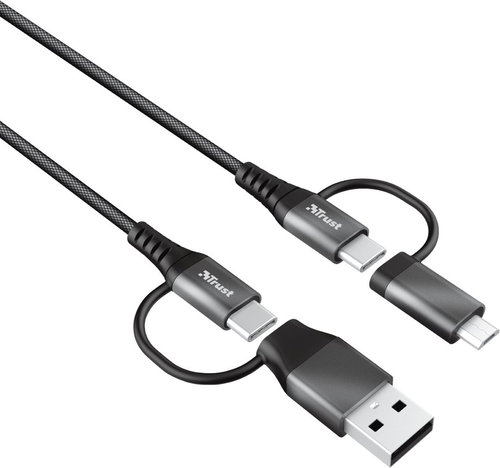 Trust Keyla Strong 4-in-1 USB Cablet 1m - Data Cable - Main image
