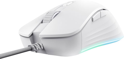 TRUST GXT924W YBAR+ High Performance Gaming Mouse White - Gaming-Maus - Hauptbild