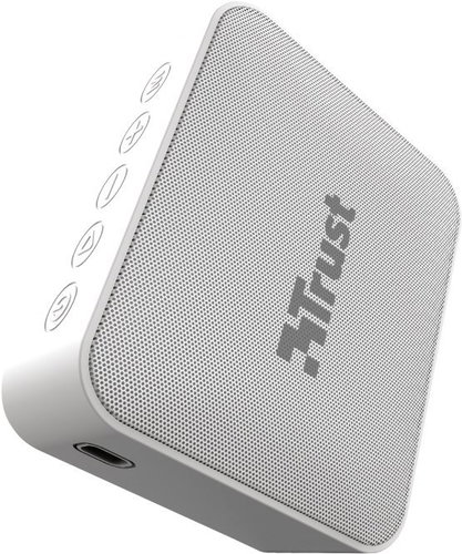 Trust Zowy Bluetooth Speaker, White - Bluetooth Speaker - Main image