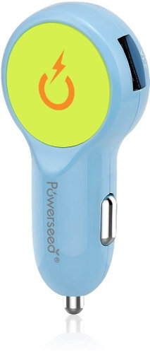 Powerseed Drum Car Charger blue-green - Car Charger - Main image