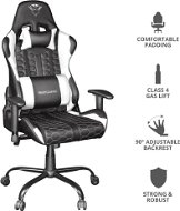 Trust GXT 708W Resto Chair White - Herní židle