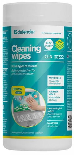Defender CLN 30322 Optima - Cleaning Wipes - Main image
