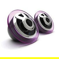 Samsung Pleomax Acryl S-400B black-violet, 3W, 2.0 system, 3,5mm jack - Speakers