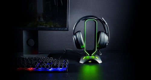 Trust Gaming GXT 265 Cintar Support pour Casque Gamer, Porte Casque RGB,  Bords Éclairés par LED, 2 Ports USB, Accessoire Bureau - Cdiscount TV Son  Photo