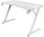Trust GXT709W Luminus RGB, bílý - Herní stůl