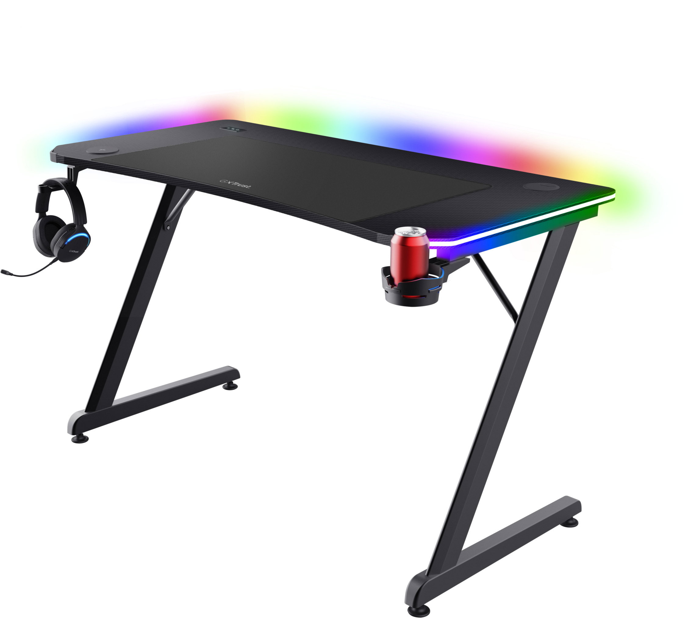 Trust GXT710 LUMINUS PRO RGB Gaming Desk
