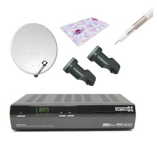 Opticum Optibox Crypton satelitní komplet včetně CS link karty - Set-top box (old) - Hlavný obrázok