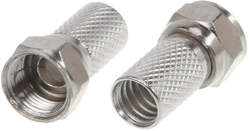 F screw connector for satellite receivers and dishes - Connector - Main image