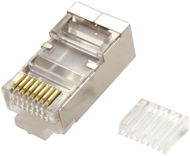 OEM Stecker RJ45 Kat. 6 / 6a geschirmt, für Rundkabel, 100St - Steckverbinder