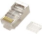 OEM Stecker RJ45 Kat. 6 / 6a geschirmt, für Rundkabel, 100St - Steckverbinder