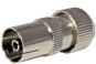 OEM Antenna connector 75 Ohm PAL (F), IEC169-2, screw, metal - Connector