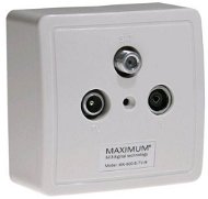 Antenne-Steckdose Maximum TV/R/SAT MX 600 - Steckdose