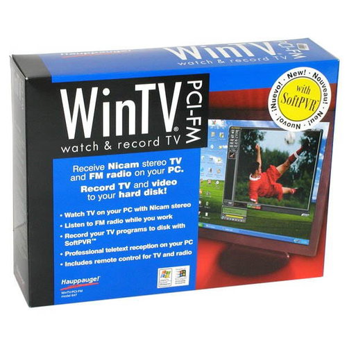 Hauppauge WinTV PCI-FM, PCI, stereo, TV + Radio tuner, DO - TV Tuner - Main image