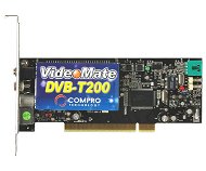 Compro VideoMate DVB-T200, interní digitální DVB-T tuner, AV in, S-Video in, DO, české EPG - Set-Top Box