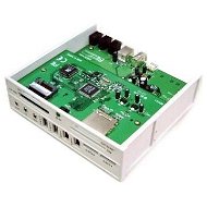 KOUWELL F7210 - panel do 5.25" p., čtečka 10in1, 2x USB2.0, 3x Audio, 2x FireWire, 2x SATA - PC Case