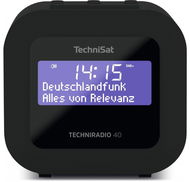 TechniSat TECHNIRADIO 40, black - Rádiós ébresztőóra