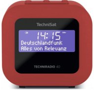 TechniSat TECHNIRADIO 40, red - Radio Alarm Clock