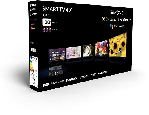 Strong Smart TV 40 Pollici Full HD Display LED Android TV - 40FD5553