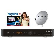 EVOLVE BlackStar HD + Skylink HD karta + příslušenství - Satelitní komplet